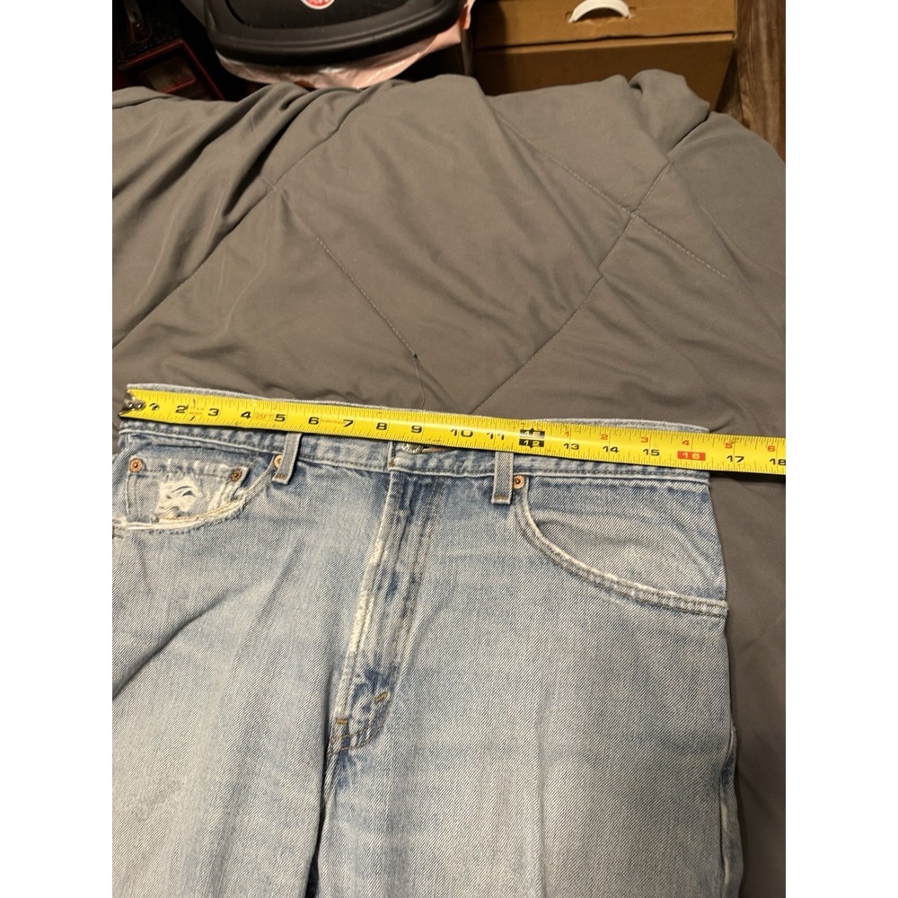Vintage Levis 505‎ Men's Jeans Size 34x30 Fits Light Wash Distressed Y2K - Picture 8 of 10